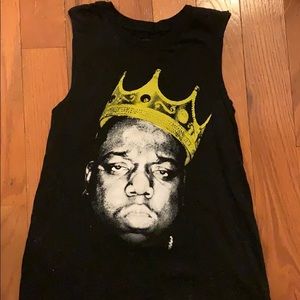 Urban outfitters Notorious BIG sleeveless shirt